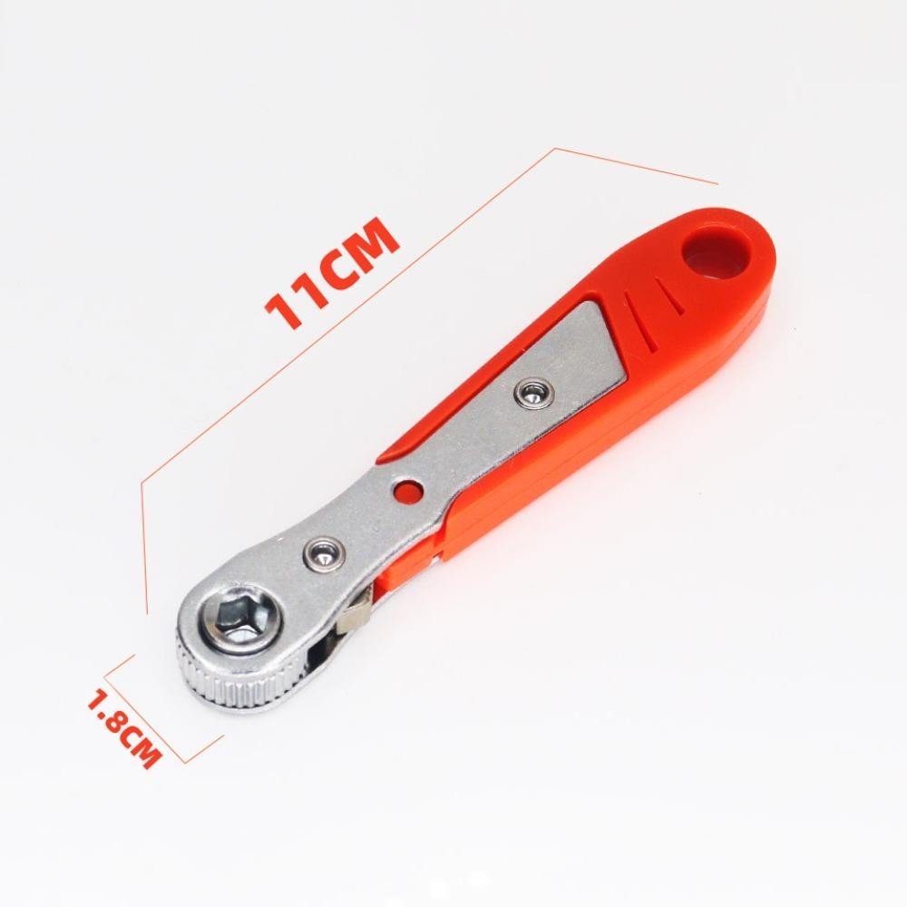 Tua vít Ratchet SAIA, Tua vít hai chiều không gian nhỏ Mini, Cờ lê xoay 36 răng bền hình chữ L Nhà