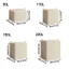 Túi đựng chăn bông ORDOBOX, có thể gập lại có tay cầm Hộp đựng quần áo, Hộp đựng quần áo di động chống bụi dung tích lớn cho gia đình