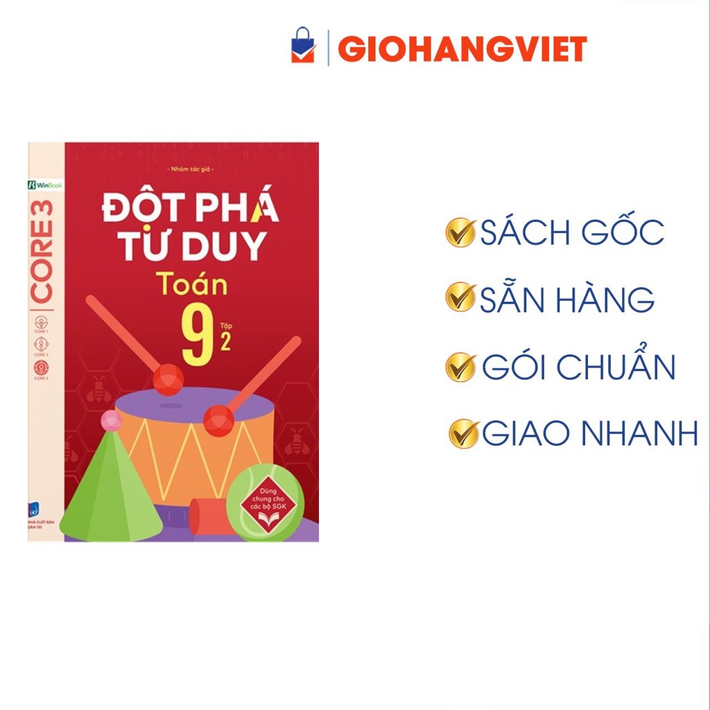 Ảnh Combo Sách Đột phá tư duy Toán 9 (Dùng chung cho các bộ SGK chương trình mới) 1