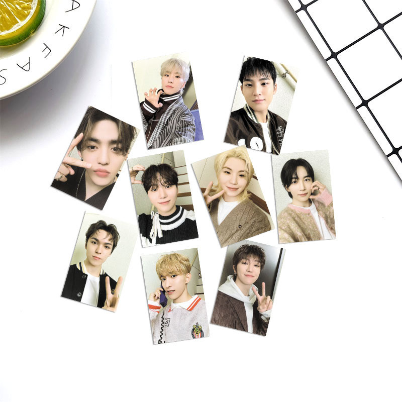 5-13 Chiếc SEVENTEEN 2024 CARAT LAND Lomo Cards Người hâm mộ họp Photocards S.Coups JEONGHAN HOSHI WONWOO WOZI DK MINGYU The8 Dino SEUNGKWAN JOSHUA JUN VERN Bưu Thiếp YM