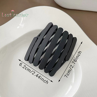 [Lostcorner] Dây buộc tóc gấp di động dành cho nữ Morandi Màu chống trượt Băng đô rửa mặt Hàn Quốc Phụ kiện tóc cho bé gái [Mới]