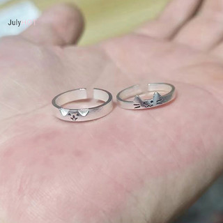 Julyhot Thời Trang Có Thể Điều Chỉnh Mở Túi Cho Chó Đôi Nhẫn Cho Nữ Đa Năng Dễ Thương Xếp Chồng Đeo Nhẫn Phụ Kiện Trang Sức Quà Tặng Massivedeals