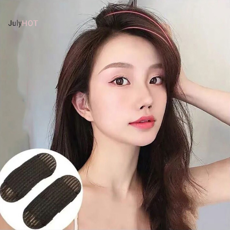 Julyhot Nữ Lông Tơ Kẹp Tóc 2 Cái / bộ Miếng Lót Tóc Mềm Bọt Biển Dụng Cụ Tạo Kiểu Tóc Massivedeals