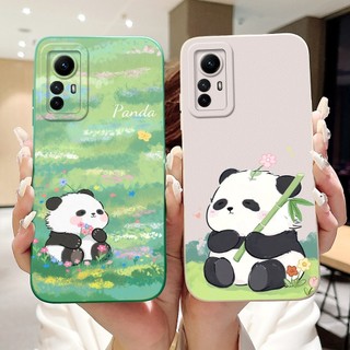 Ốp bảo vệ ống kính Xiaomi Redmi Note 12S Redmi Note12S Vỏ điện thoại silicon mềm hình gấu trúc dễ thương