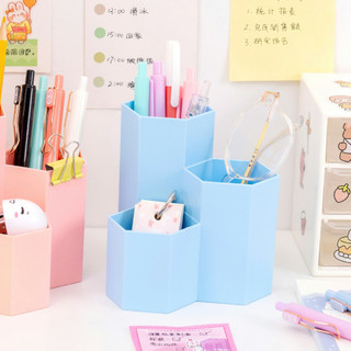 Hộp đựng bút hình lục giác tổ ong-Hộp lưu trữ máy tính để bàn sáng tạo ALINE