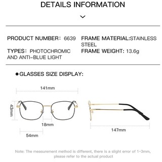 Kính Mắt Chống Bức Xạ Cho Nữ Kính Mắt Photochromic Chống Ánh Sáng Xanh Kính Mắt