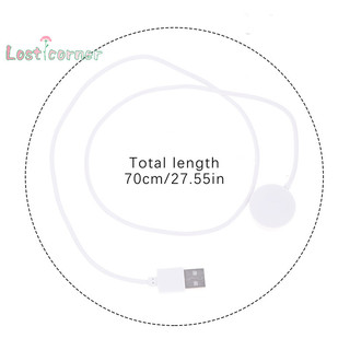 [Lostcorner] 1 CÁI Cáp sạc đồng hồ màu trắng Sạc USB Sạc không dây từ tính [Mới]