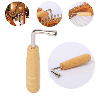 Lyre Harp Điều Chỉnh Cờ Lê Tuner Lever Cổ Điển Lyre Tuner Công Cụ Điều Chỉnh Tay Cầm Bằng Gỗ Tay Cầm Điều Chỉnh Công Cụ Cờ Lê Góc
