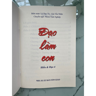 Sách - Đạo làm Con - Lý Dục Tú