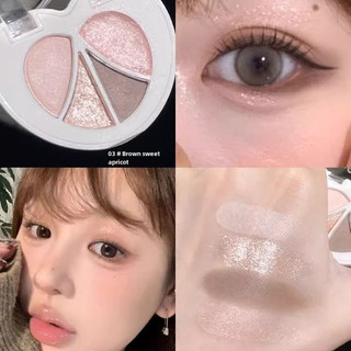 Jilll LEEN Pig Hero Co Tấm bóng mắt giun lụa ngủ bốn màu thương hiệu JILLL LEEN ❈ ❈ ❈ ❈ ❈ ❈ ❈ ❈ ❈ ❈ ❈ ❈ ❈ ❈ Bóng màu đất làm sáng Flash Flash Độ bão hòa thấp Khăn choàng mắt