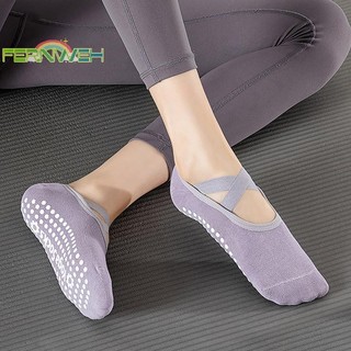 [Fernweh] Tất Tập Yoga Chống Trơn Trượt Nữ Thể Thao Hút Mồ Hôi Thoáng Khí Tất Pilates Nữ Múa Ba Lê [MỚI]