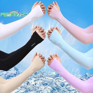 [Fernweh] Tay áo bằng năng lượng mặt trời UV dành cho nam giới Găng tay không ngón đi xe đạp mát mẻ Muff Mùa hè Ice Silk Bao tay đàn hồi Lái xe Tay áo chống nắng [MỚI]