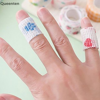 Queenten 2M / 4M Móng Tay Bảo Vệ Ngón Tay Dễ Thương Flex Chống Tia UV Không Dệt Dụng Cụ Làm Móng Tay Bọc Thoáng Khí Băng Tự Dính Cung Cấp Thể Thao QT