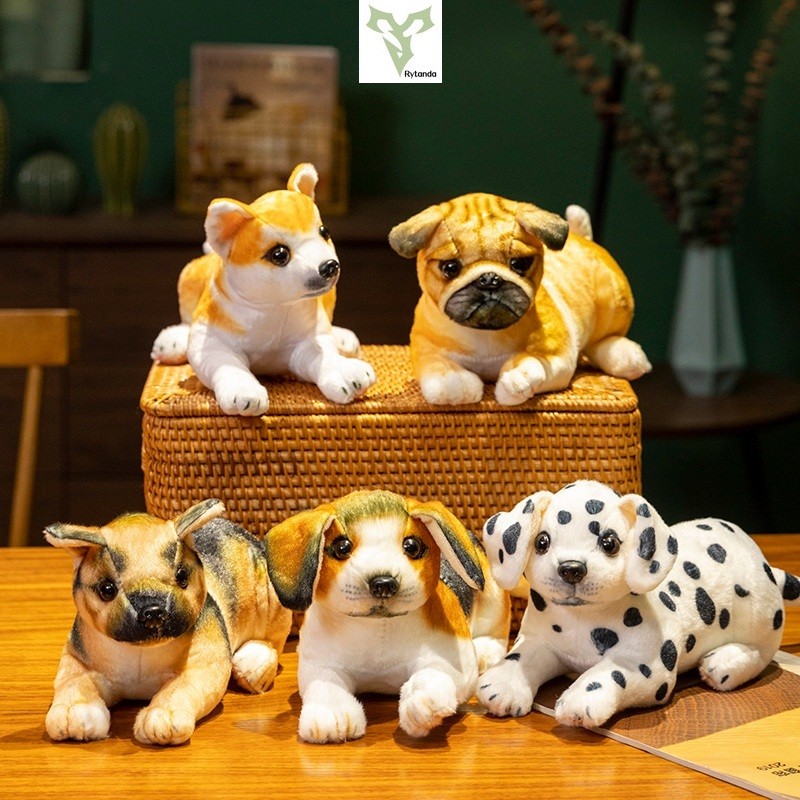 Đồ chơi nhồi bông cho chó thực tế Sáng tạo Kawaii Puppy Doll Dalmatian Beagle Đồ chơi nhồi bông mềm mại và thoải mái Trang trí nhà cửa Quà tặng đồng hành Đồ chơi trẻ em Quà tặng sinh nhật Quà tặng Giáng sinh