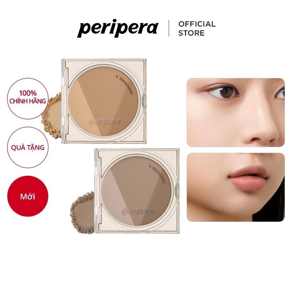 Bảng Phấn Tạo Khối Hiệu Ứng Tự Nhiên Peripera V Shading 9.5g