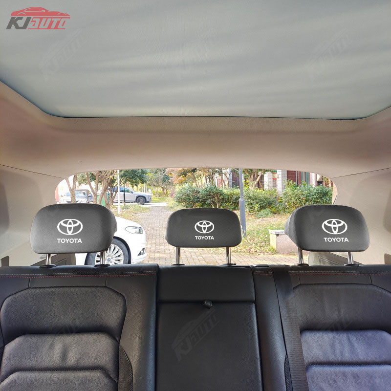 Vỏ bảo vệ tựa đầu ô tô Toyota Vỏ gối đa năng cho xe tải và xe buýt thoáng khí và chống bụi bẩn cho Veloz Raize Vios Avanza Innova Fortuner Corolla Rush Alphard Agya