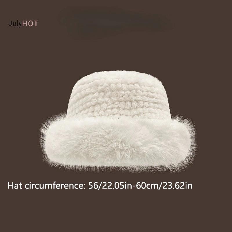 Julyhot Nữ Mùa Thu Đông Ấm Áp Mũ Len Thanh Lịch Thời Trang Đa Năng Dệt Kim Mũ Nghệ Sĩ Chống Lạnh Phong Cách Anh Mũ Massivedeals