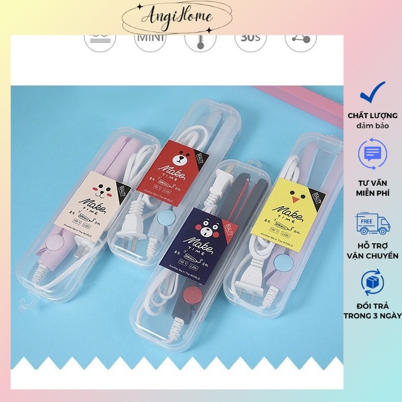 Máy Duỗi Tóc Mini Make Time, hàn nhiệt, ép nhiệt túi mù, túi quà, túi kẹo, hàn túi nhỏ mini cầm tay đa năng ANGIHOME