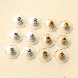 Phim không đổi màu cấp thực phẩm, nút tai Frisbee, nút tai, mũ tai, DIY bông tai, trang sức tai, vật liệu bông tai bán buôn, túi may mắn