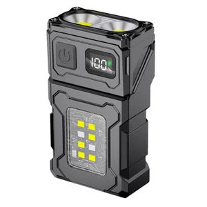 Đèn pin LED làm việc SA có đính kèm từ tính Đèn pin sạc USB Kết cấu ABS cho cắm trại đi bộ đường dài