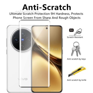 Vivo X200 Pro 5G 2in1 3D Cong Kính Cường Lực Cho Vivo X300 X200 X100S Pro X 200 X200Pro X300Pro 5G Clear HD Phía Sau Ống Kính Camera Bảo Vệ Màn Hình Phim Kính Bảo Vệ