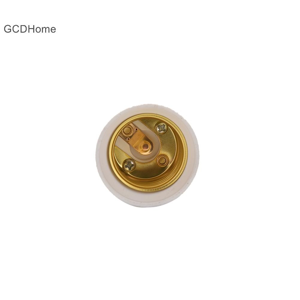 Bộ chuyển đổi bóng đèn Gcdhome 1x E12 sang E26 / E27 Chân đế đèn Ổ cắm màu trắng HOT