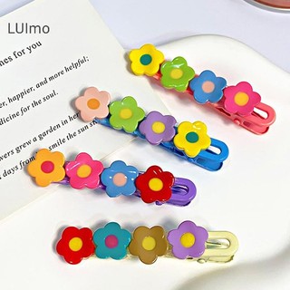 Luimo Dễ Thương Nhiều Màu Sắc Hoa Kẹp Tóc Cho Nữ Thời Trang Cô Gái Hoa Ngọt Ngào Barrettes Thời Trang Tinh Tế Phụ Kiện Tóc Quà Tặng SBS