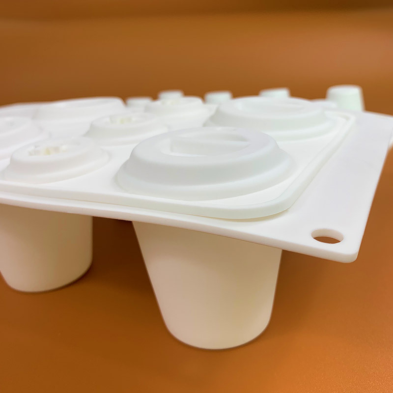 3d Cốc Cà Phê Mousse Khuôn Bánh Cà Phê Silicon Khuôn Socola Trang Trí Bánh Dụng Cụ Nướng Bánh