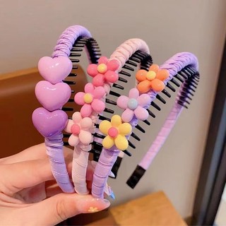 Bờm tóc trẻ em có răng kẹp tóc ép tóc Phụ kiện tóc không kẹp tóc cho nữ kẹp tóc nữ sinh hoạt hình dễ thương mẫu mới cho bé