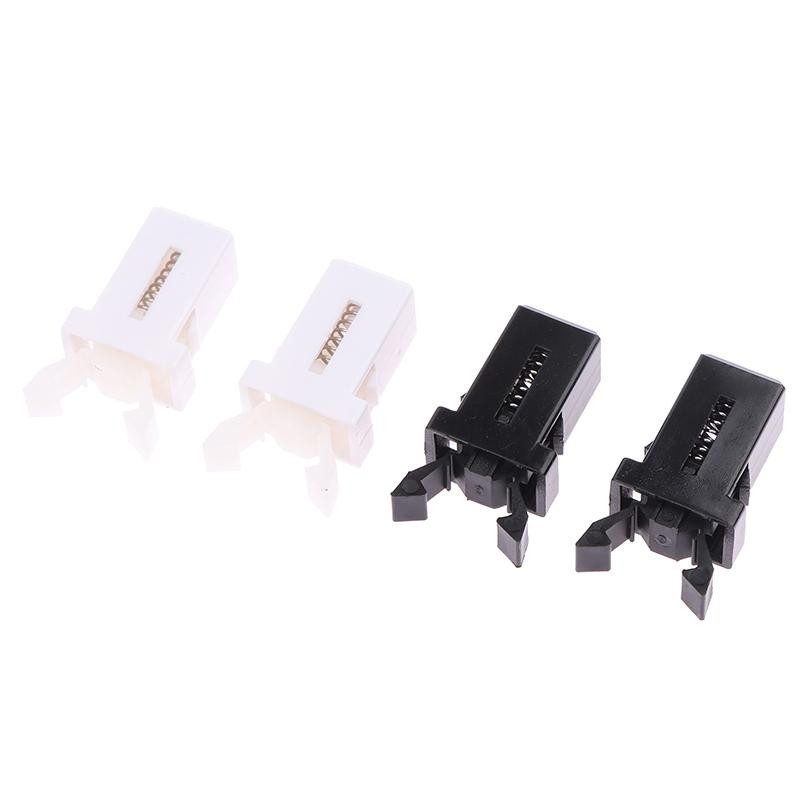 Tmoy 10 Chiếc Thùng Rác Có Thể Nhựa Khóa Tự Khóa Công Tắc Thay Thế Bắt Tương Thích Nắp Cảm Ứng Bin Chốt Đen Trắng Sửa Chữa Kẹp TCM
