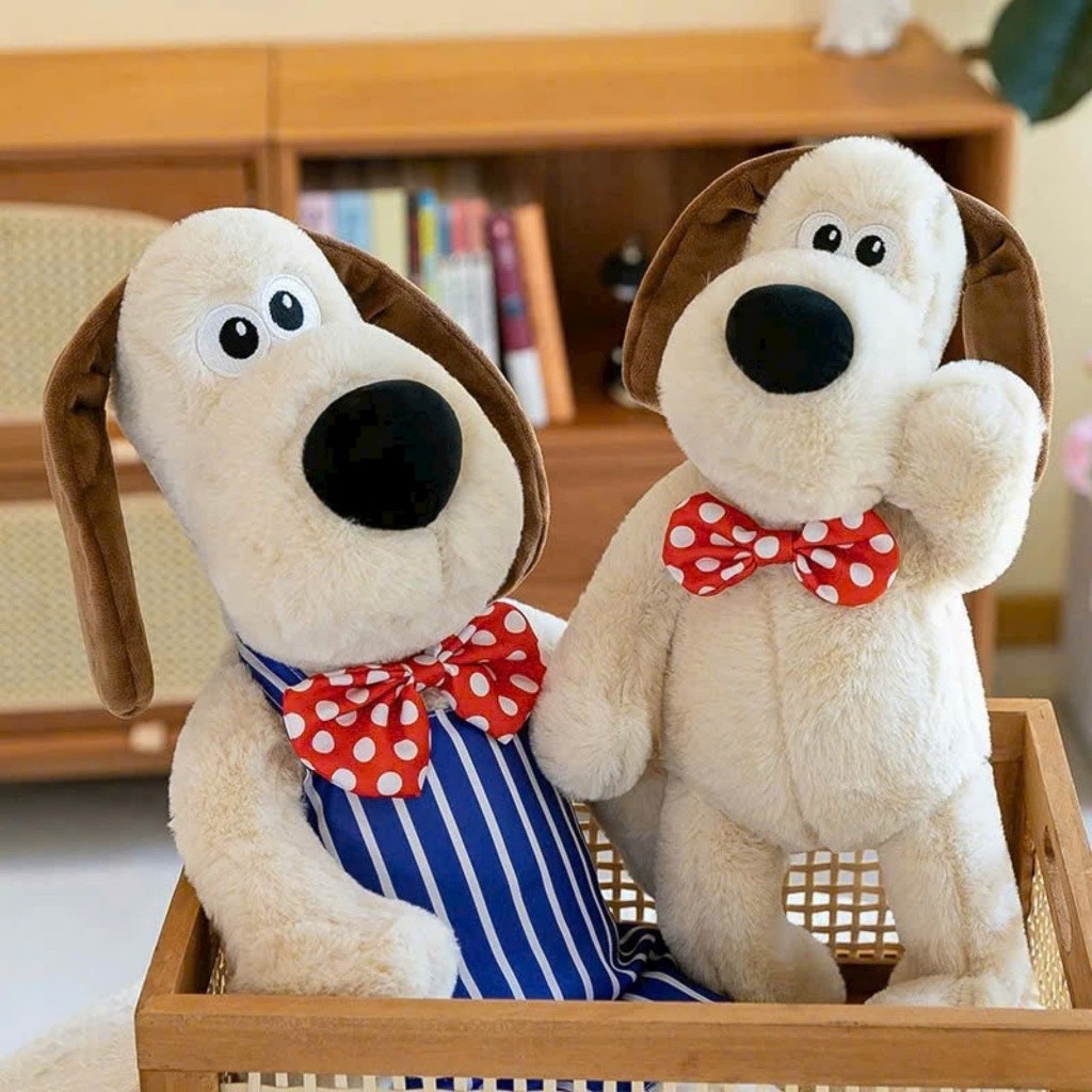 Gấu Chó Gromit Shaun Nhân Vật Hoạt Hình Đáng Yêu Thú Nhồi Bông Hình Con Chó Wallace Gromit Nhân Vật Nổi Tiếng