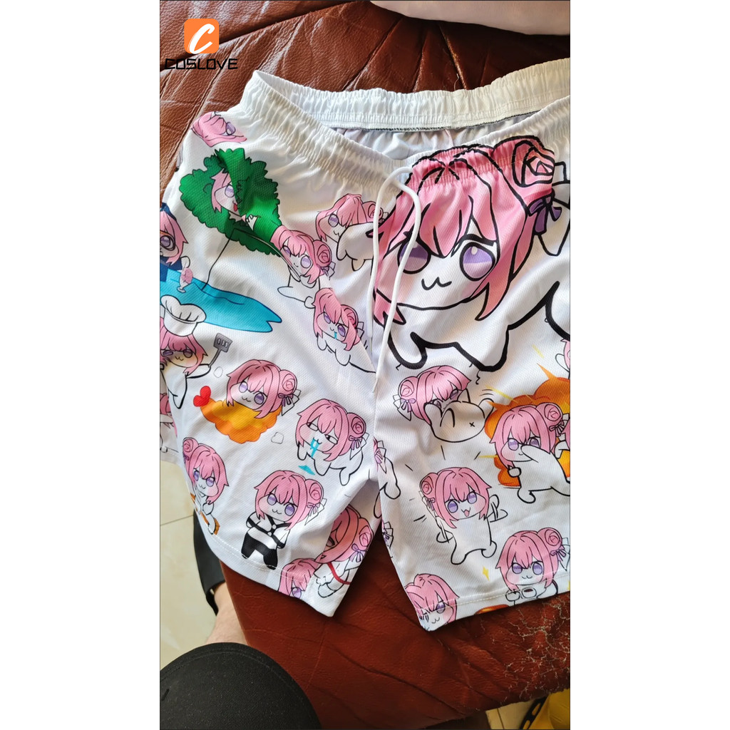Trò chơi Anime GODSESS OF VICTORY: NIKKE Dorothy - Quầnshort cosplay hàng ngày với họa tiết Doro đáng yêu và phong cách ngộ nghĩnh