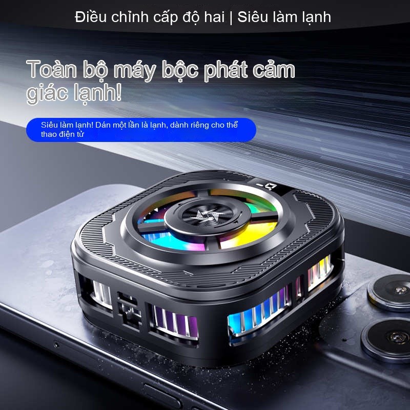 Tản nhiệt điện thoại SL39 hiển thị số - Công nghệ bán dẫn làm đá siêu tốc - Trợ thủ livestream/game thủ