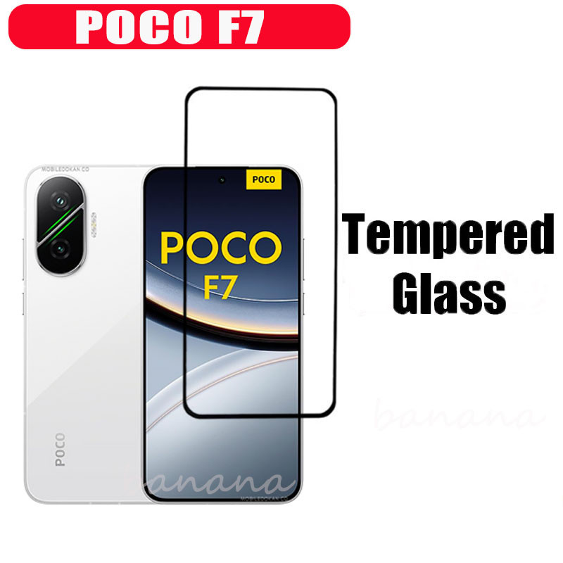Phim Kính Cường Lực 3 TRONG 1 Poco F7 Cho Poco F7 Ultra F7 Pro Poco C71 C75 Kính Bảo Vệ Màn Hình Full Cover + Phim Ống Kính Máy Ảnh + Phim Mặt Sau