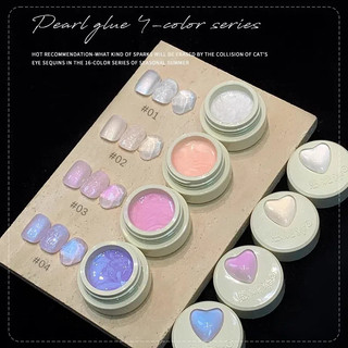 ANNIES Ngọc Trai Ren Gel Sơn Móng Tay Nhiều Màu Lấp Lánh Satin Định Hình Đóng Hộp Quang Trị Liệu Nghệ Thuật Cho Tiệm
