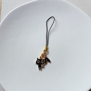 1 Mèo Đen, Chữ Cái Chữ Cái A-Z, Bùa Điện Thoại, Mặt Dây Đeo Túi, Trang Trí Kính Chắn Gió, Trang Trí Treo Nhà Bếp, Quà Tặng Mới Lạ Sáng Tạo Cho Sinh Nhật Và Ngày Lễ Bầu Không Khí