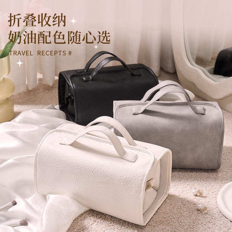 Túi Đựng Mỹ Phẩm Nữ Phong Cách Mới Dung Tích Lớn Di Động Kinh Doanh Du Lịch Chống Thấm Nước ROK