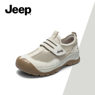 JEEP Nữ Mùa Hè Mới Phát Hành Lưới - Giày Thể Thao Trên, Đế Mềm Thoải Mái, Thiết Kế Thoáng Khí, Móc - Và - Vòng Một - Bước - Trên Giày