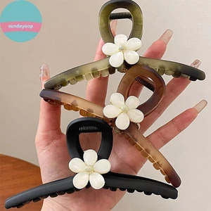 Sund Thời Trang Kẹp Hoa Cho Mũ Kẹp Tóc Tính Khí Chảo Kẹp Tóc VN