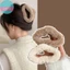 Sund Sữa Mềm Màu Cà Phê Series Lông Tơ Sang Trọng Back Updo Vuốt Tóc Ấm Lớn Sang Trọng Kẹp Barrettes Vuốt Tóc VN