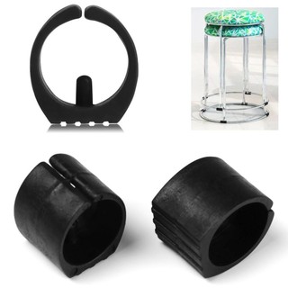 10 Cái / bộ Hình Chữ U Màu Đen Ghế Chân Miếng Lót Chống Trơn Trượt Nghiêng Giảm Chấn Phân Bảo Vệ Sàn Ống Nhựa Bền Mũ Hữu Ích