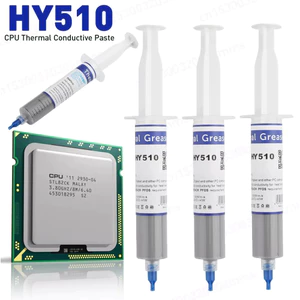 Hy510 GPU dán nhiệt CPU, mỡ silicon tổng hợp dẫn nhiệt GPU, làm mát CPU chipset, làm mát CPU màu xám làm mát