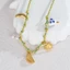Vòng cổ dây bện JVSUB, Mặt dây chuyền sinh vật biển đa phong cách Bohemian, Dây chuyền xương đòn bằng thép không gỉ dành cho nữ Quà tặng trang sức