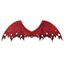 YOI Devil CosplayPhụ kiện Bộ nửa mặt và cánh quỷ có dây đeo đàn hồi
