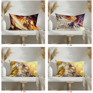 "Honkai: Star Rail" Vỏ gối hình chữ nhật bằng polyester in một mặt Phainon, vỏ đệm ô tô, trang trí ghế sofa gia đình (không lõi)