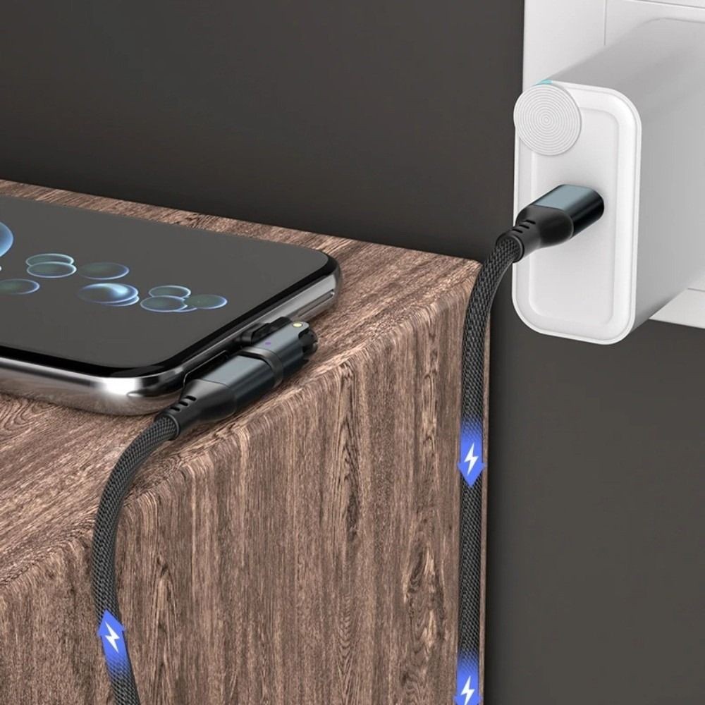 LACYES Bộ chuyển đổi USB-C 240W/USB-A nữ 180° truyền dữ liệu nhanh, sạc nhanh