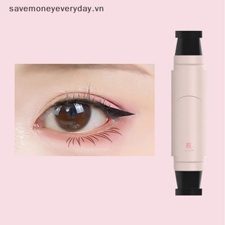 [savemoneyeveryday] Bút kẻ mắt Bút kẻ mắt khô nhanh tự nhiên Bút kẻ mắt đôi lười biếng Bút kẻ mắt dạng lỏng không thấm nước Bút kẻ mắt mở rộng Trang điểm đuôi mắt [vn]