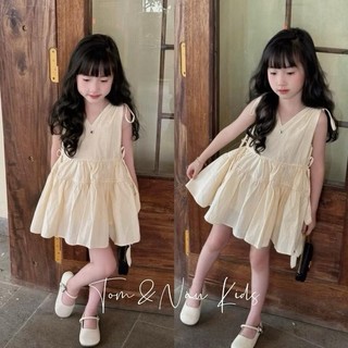 V245-[tomnaukids] Váy rút dây tiểu thư cho bé gái size từ 8-30Kg