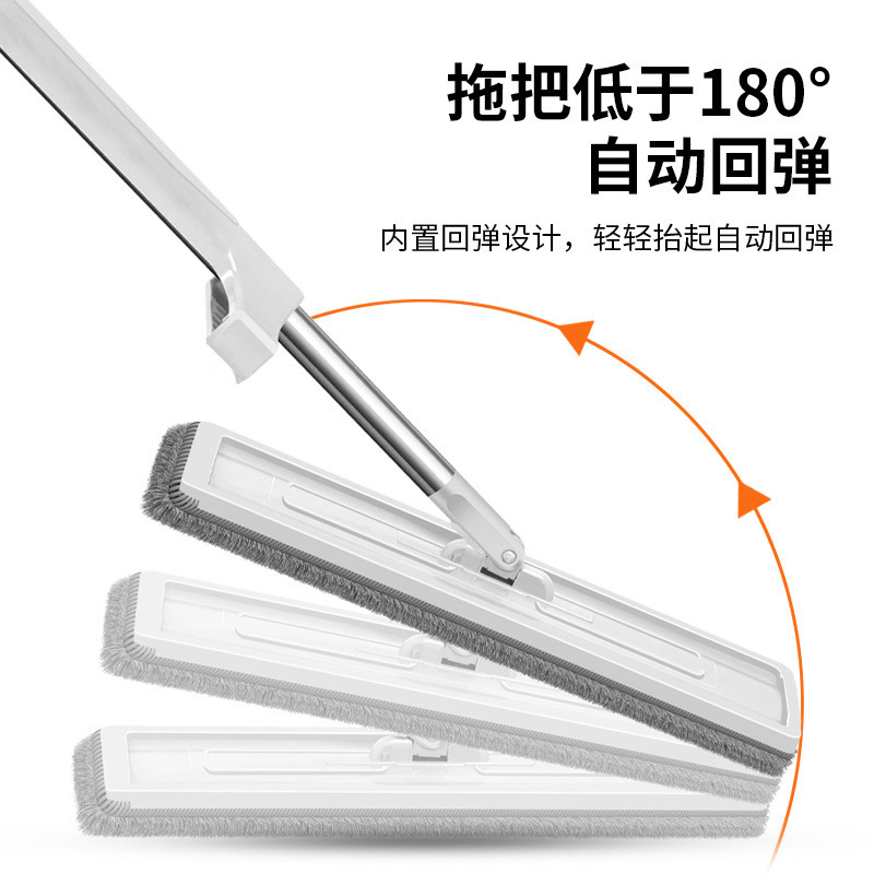 Phòng Khách Dài Tay Hộ Gia Đình Lười Lớn Sàn Gỗ Cây Lau Nhà Phẳng Không Tay Ướt Khô Kép Xoay Một Cây Lau Nhà C