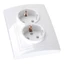 POP 220-265V Ổ cắm mặt đất đôi EU Dễ sử dụng tăng cường an toàn cho thiết bị của bạn